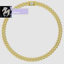 Load image into Gallery viewer, Iced Out Full Moissanite 10K Gold Men Cuban Link Chain