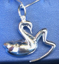 Load image into Gallery viewer, Mini Rhodium Silver SHARA-MAC SIGNATURE LOGO PENDANT