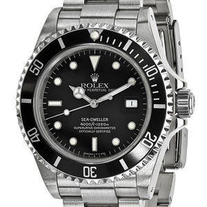 Pre-Owned Rolex Steel Mens Sea Dweller Black Watch