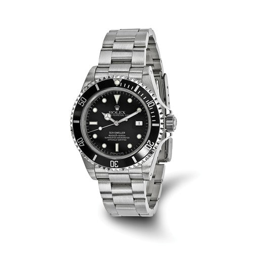 Pre-Owned Rolex Steel Mens Sea Dweller Black Watch