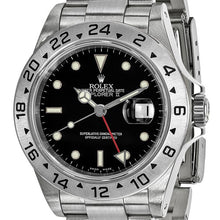 Load image into Gallery viewer, Pre-Owned Rolex Steel Mens Explorer II Black Watch